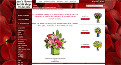 Desktop Screenshot of annsonlineflowershop.com